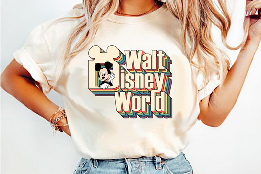 walt disney world Mickey 2 DTF Transfer Design