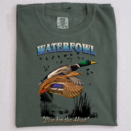 Waterfowl live for the hunt DTF Transfer Design