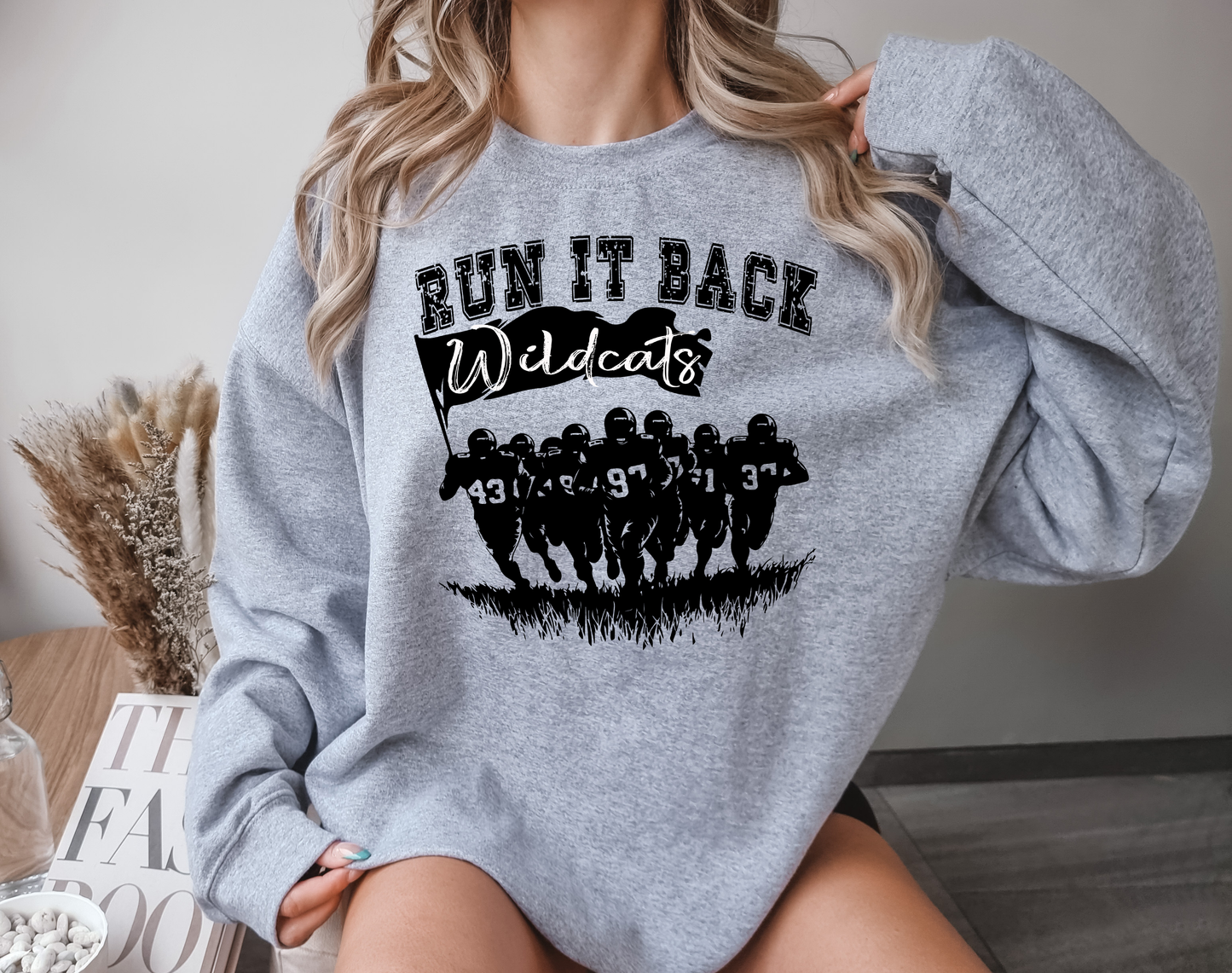 Run it Back Football Mascots DTF Transfer Design