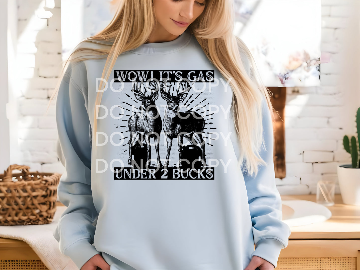 wow it's gas under 2 bucks DTF Transfer Design