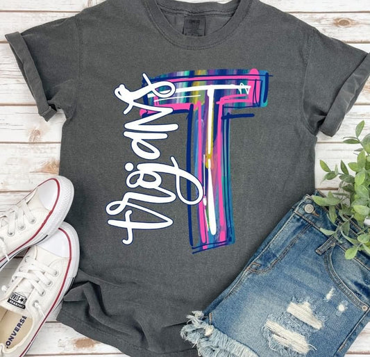 T Tigers DTF Transfer Design Bev