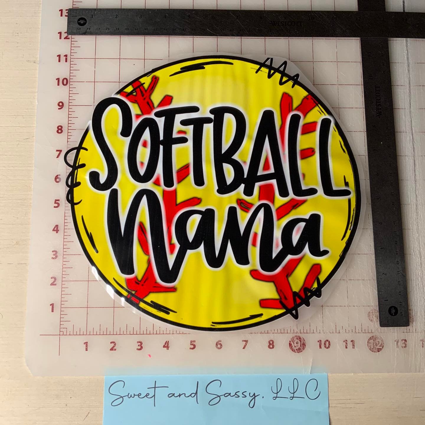 Softball Nana DTF Transfer Design