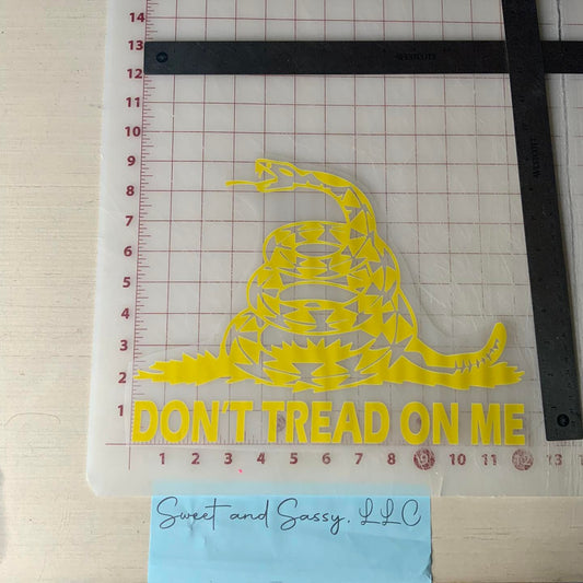 Don't tread on me DTF Transfer Design