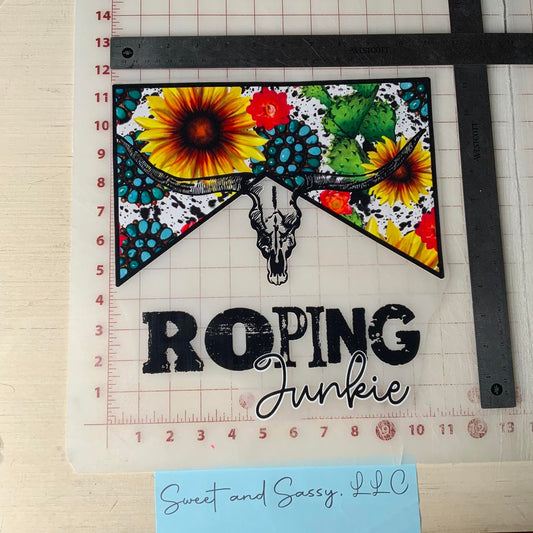 Roping Junkie #2 DTF Transfer Design
