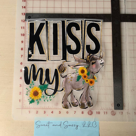 KISS My... DTF Transfer Design