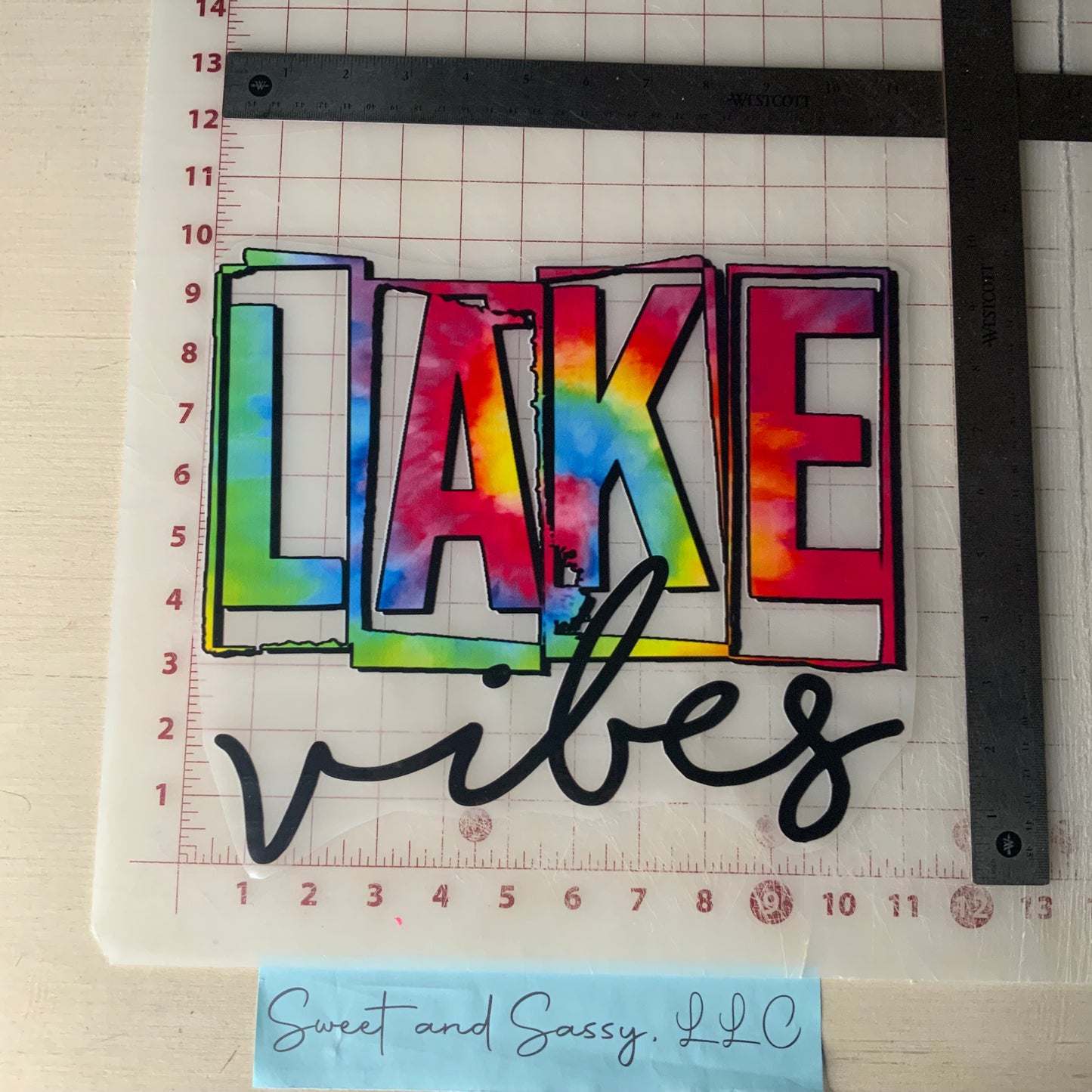 LAKE Vibes DTF Transfer Design