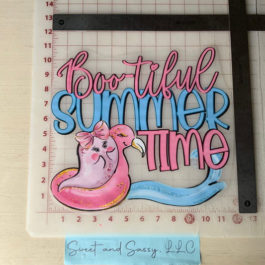 Boo-tiful Summer Time DTF Transfer Design