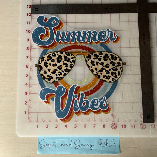 Summer Vibes DTF Transfer Design