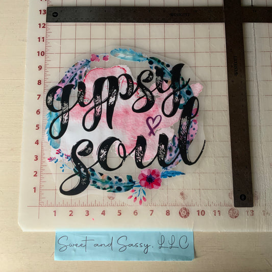 Gypsy Soul DTF Transfer Design