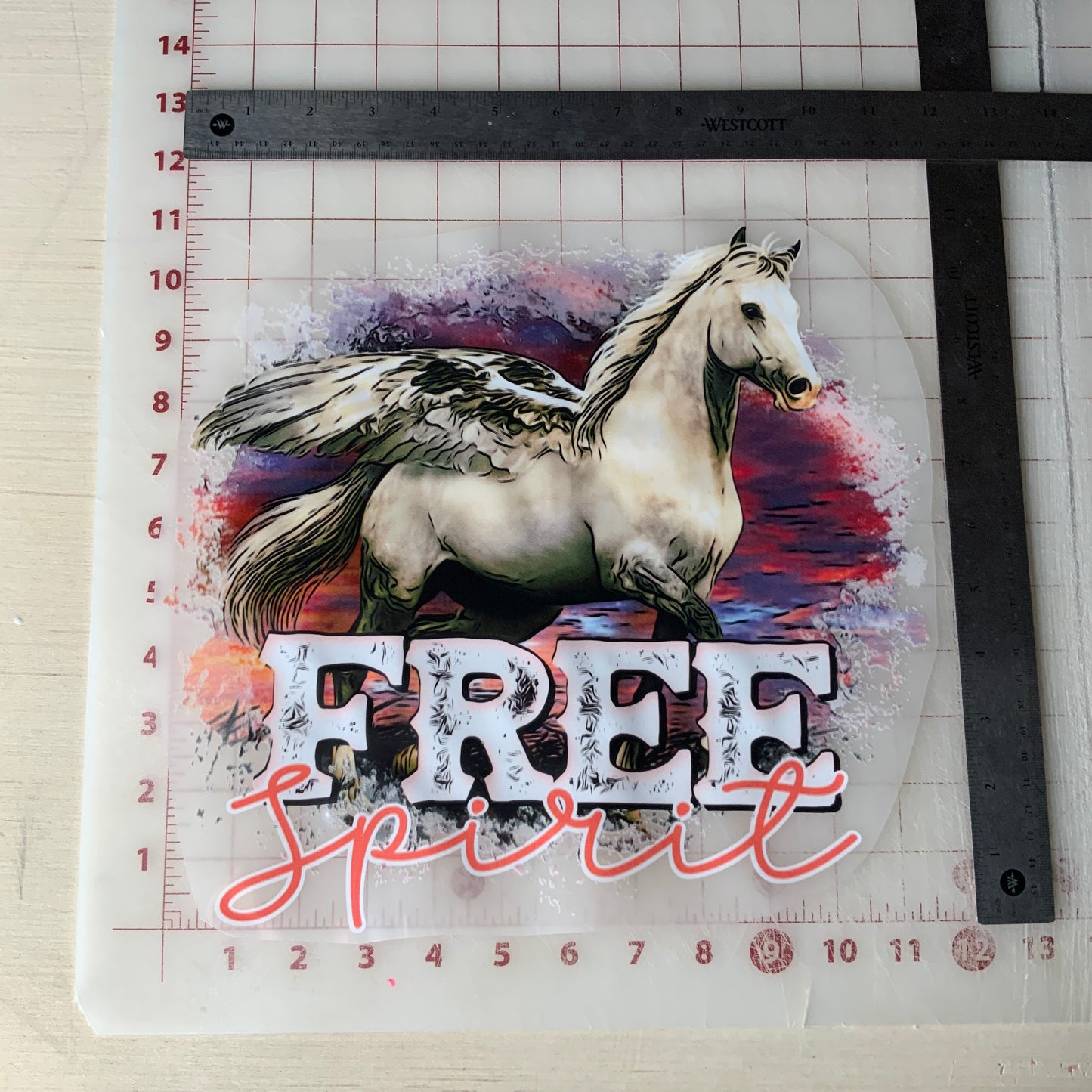 "FREE Spirit Horse" DTF Transfer Design