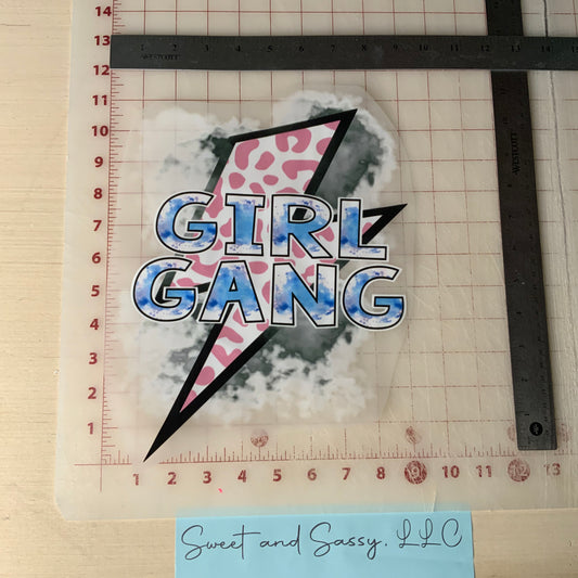 GIRL GANG LB DTF Transfer Design