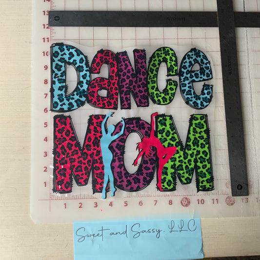 DANCE MOM Leopard DTF Transfer Design