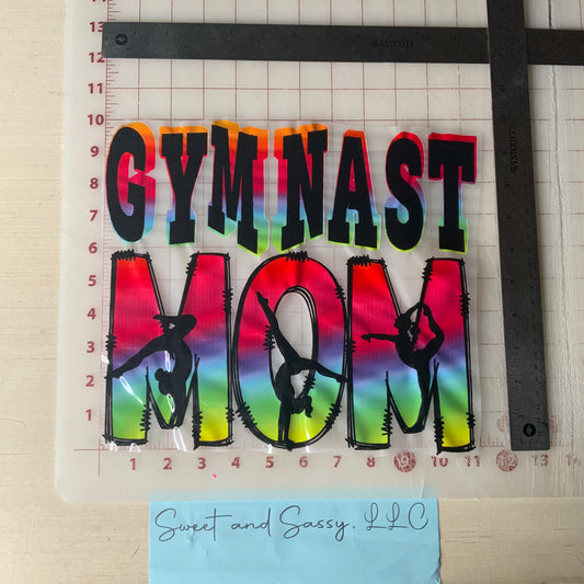 GYMNASTIC MOM DTF Transfer Design