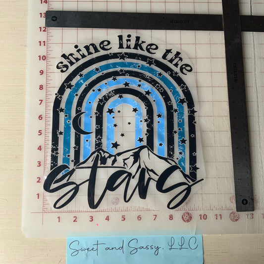Shine like the Stars DTF Transfer Design