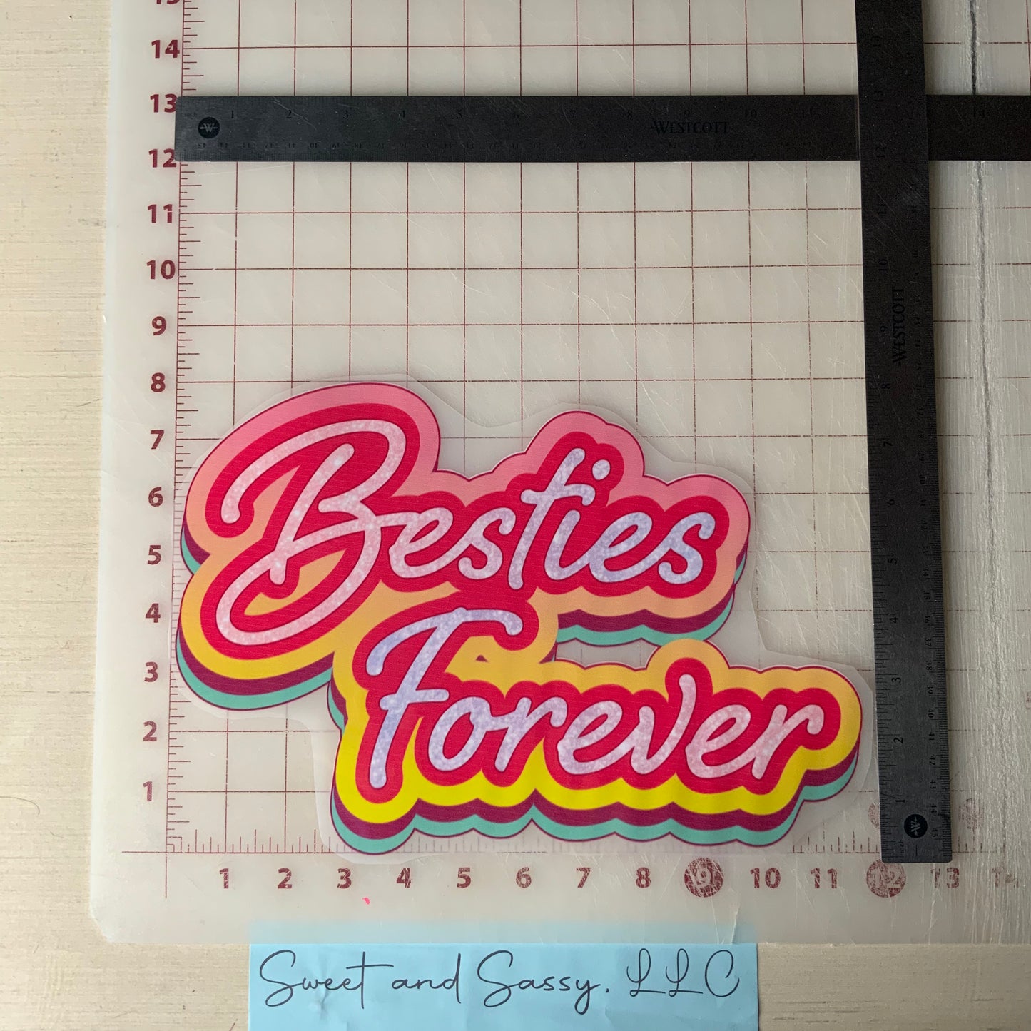 "Besties Forever" DTF Transfer Design
