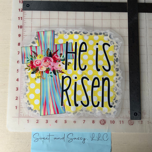 He is Risen DTF Transfer Design