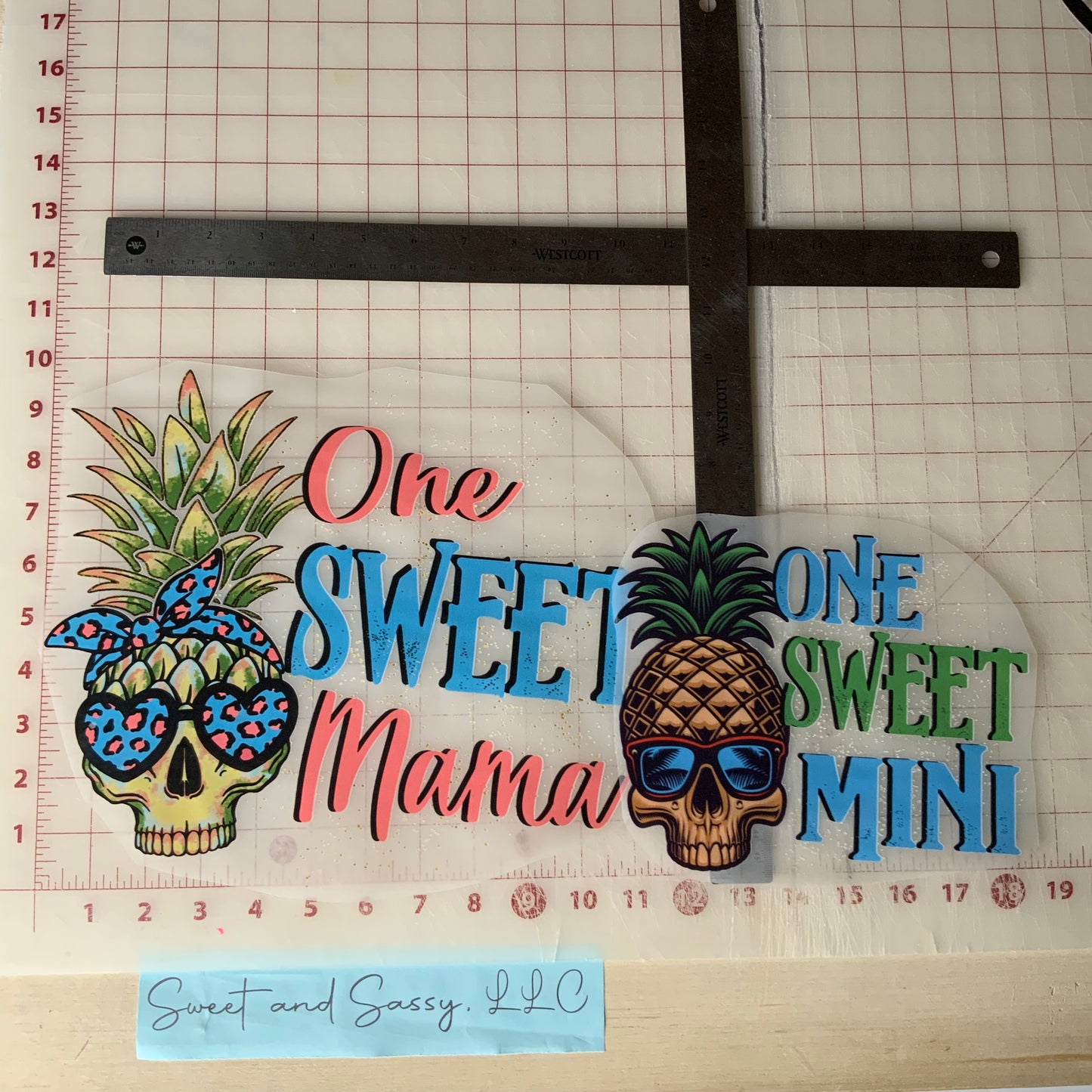 One Sweet Mama & One Sweet Mini DTF Transfer Design